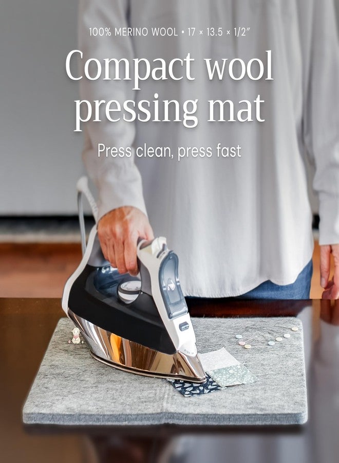 Novodon Merino Wool Pressing Mat for Quilting 17" x 13.5" 100% Merino Wool Pressing Mat for Quilting and Ironing - Image 2