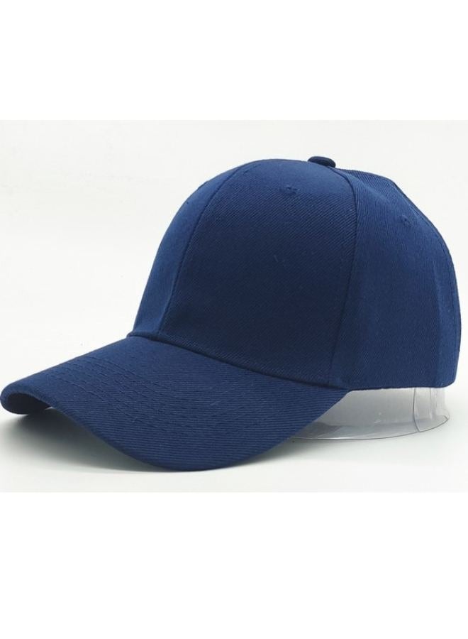 SARAOONT Classic Navy Polyester Baseball Cap - Adjustable Unisex Dad Hat for Running, Workouts, and Outdoor Activities in All Seasons - Image 4