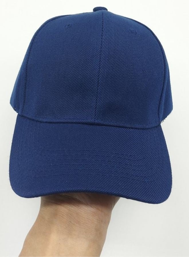 SARAOONT Classic Navy Polyester Baseball Cap - Adjustable Unisex Dad Hat for Running, Workouts, and Outdoor Activities in All Seasons - Image 2