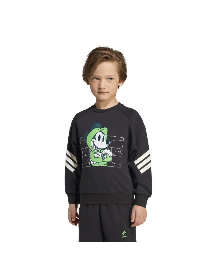 Adidas Lk Dy Mm Swt Black Training Sweatshirts For Kids 18-24M - Image 2
