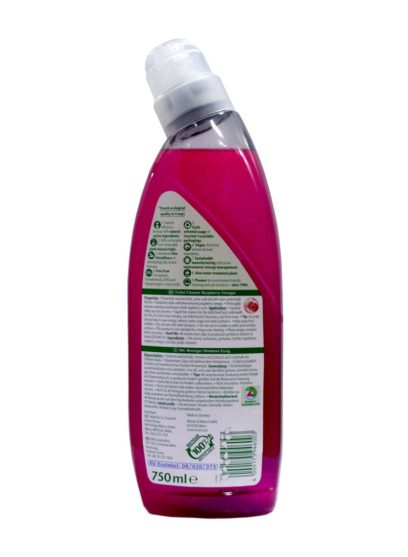 Frosch Raspberry Toilet Bowl Cleaner - 750ML - Image 2