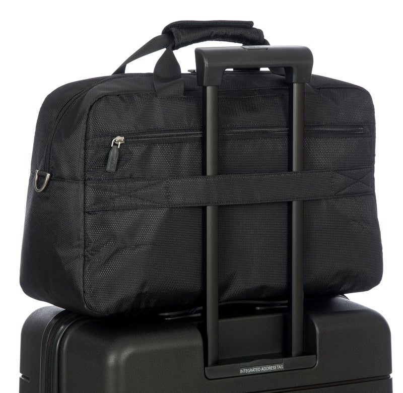 Bric's B|Y Ulisse Duffel Bag, Lightweight Weekender and Carry-On Travel Bag with Smart Sleeve and Spacious Interior – Black - Image 5