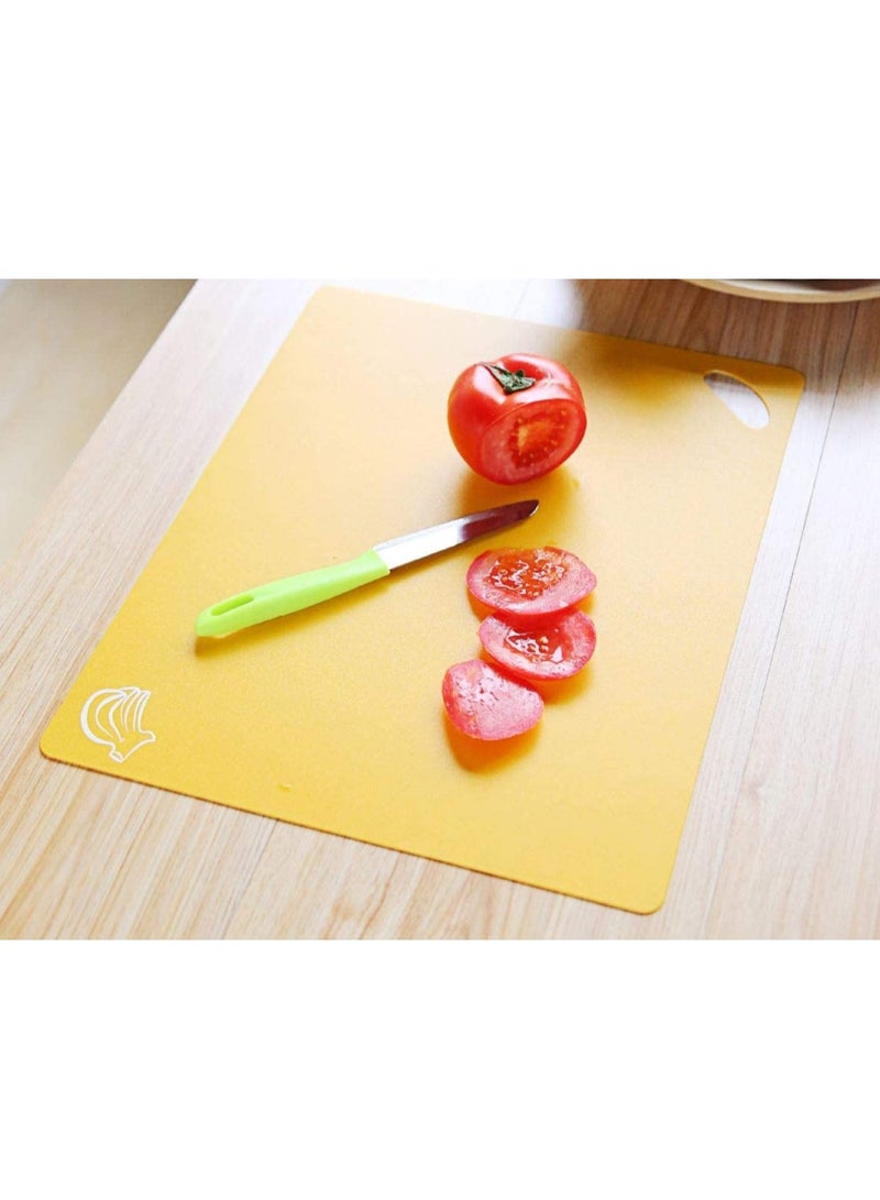 Rubik Cutting Board Set, 6-Piece Flexible and Non-Slip Kitchen Plastic Chopping Board  - Image 3