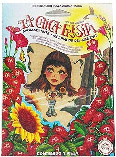 V-Spec 6 pack Strawberry La Chica Fresita air Fresheners Aromatizante Fresa - Image 3