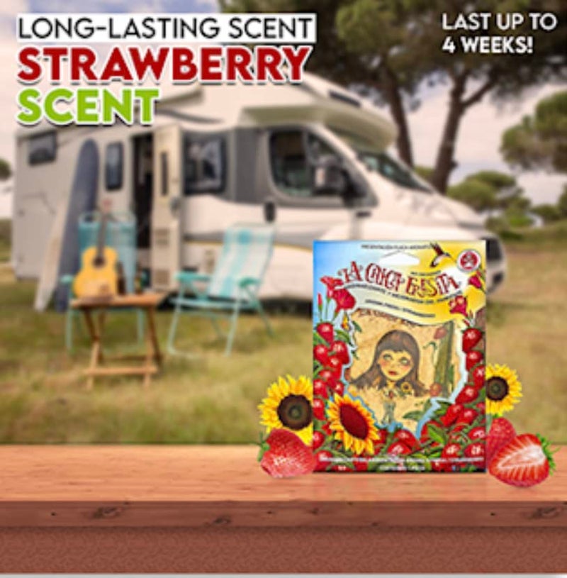 V-Spec 6 pack Strawberry La Chica Fresita air Fresheners Aromatizante Fresa - Image 5