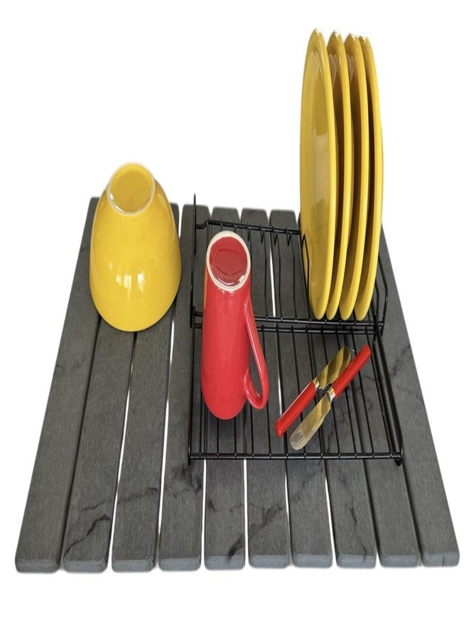 Cokka Praca 7 PCS Pakkawood Kitchen Utensils | Kitchen Cooking Utensil Set | Pakkawood Utensils | Non-Stick Wooden Spoons | Wooden Spoons for Cooking | Byzantium - Image 2