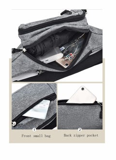 Excefore Sports Waist Bag Unisex PackWater Proof Pack and Wear-Resistant 4 Pockets Large Capacity Runner Gifts Travel PackOutdoor Sports Waist Bag  - Image 3