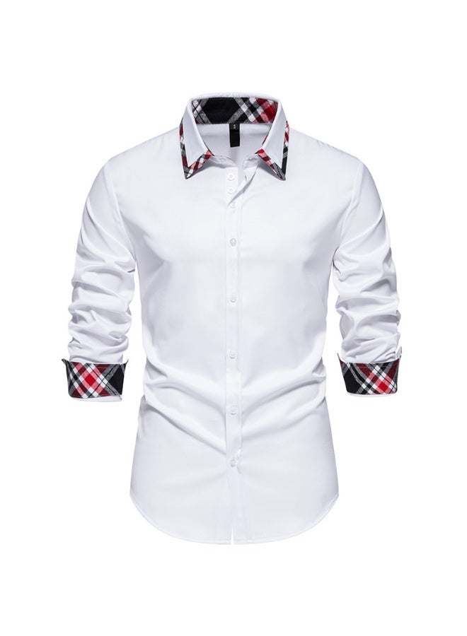 KUYING New Men's Long Sleeved Shirt 