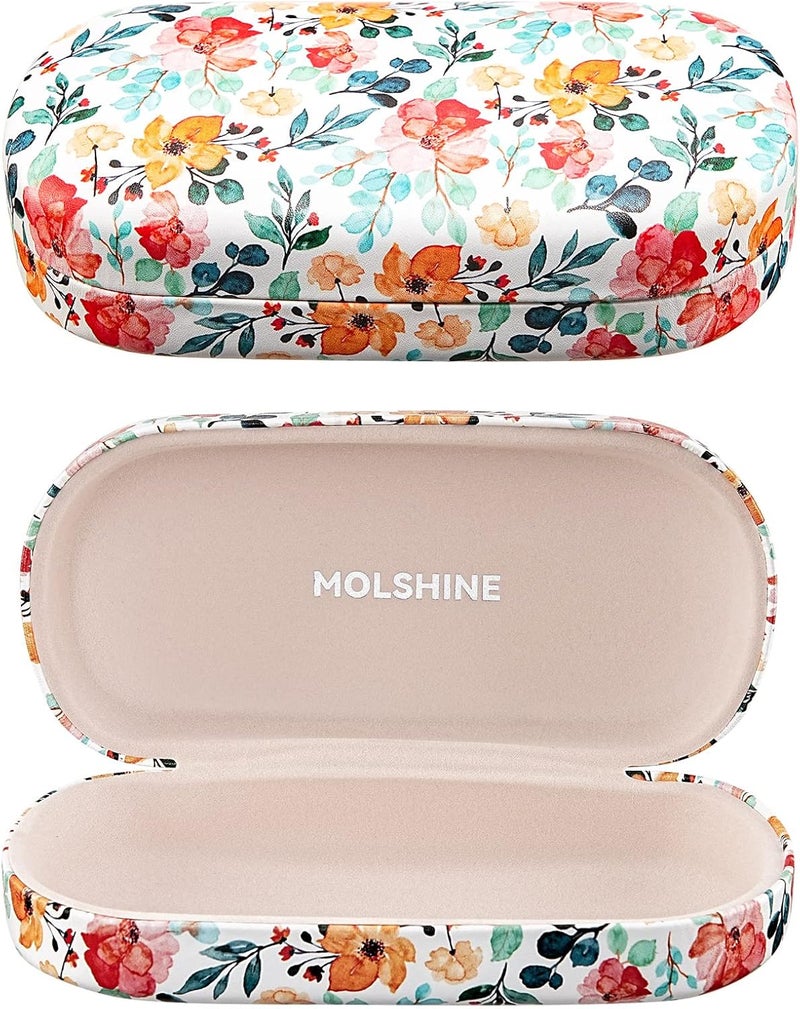 molshine Hard Sunglasses Case, Classic, Colourful and Large Hard Case Glasses Case, Lightweight and Portable - Image 1