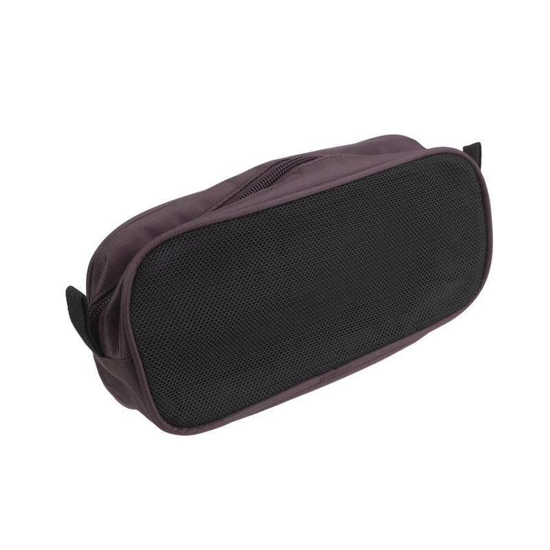 Travel Cable Organizer Bag Brown Portable Zipper Pouch For USB Chargers And Accessories - Image 2