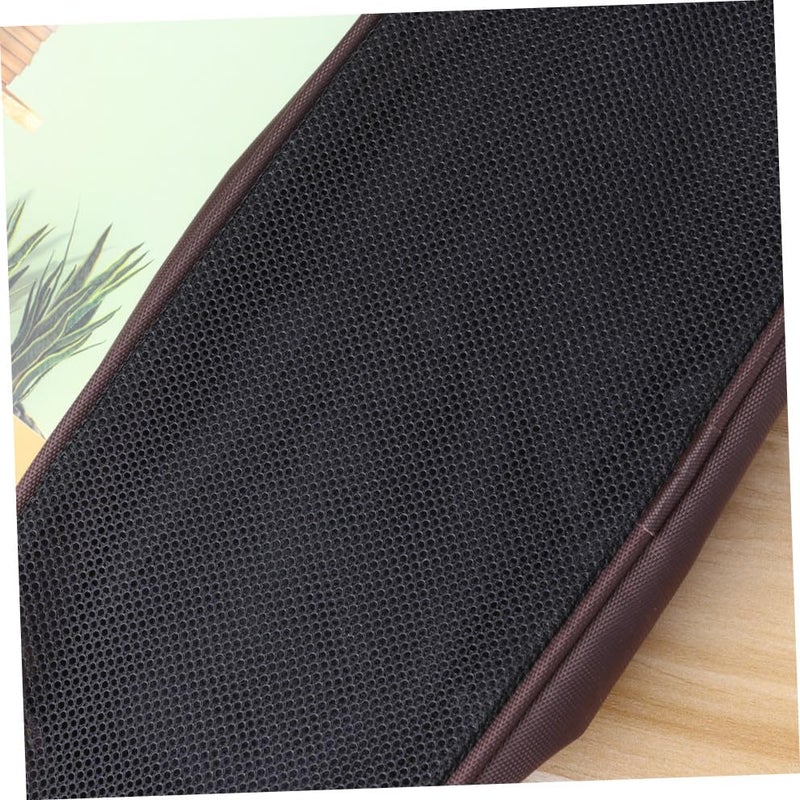 Travel Cable Organizer Bag Brown Portable Zipper Pouch For USB Chargers And Accessories - Image 5