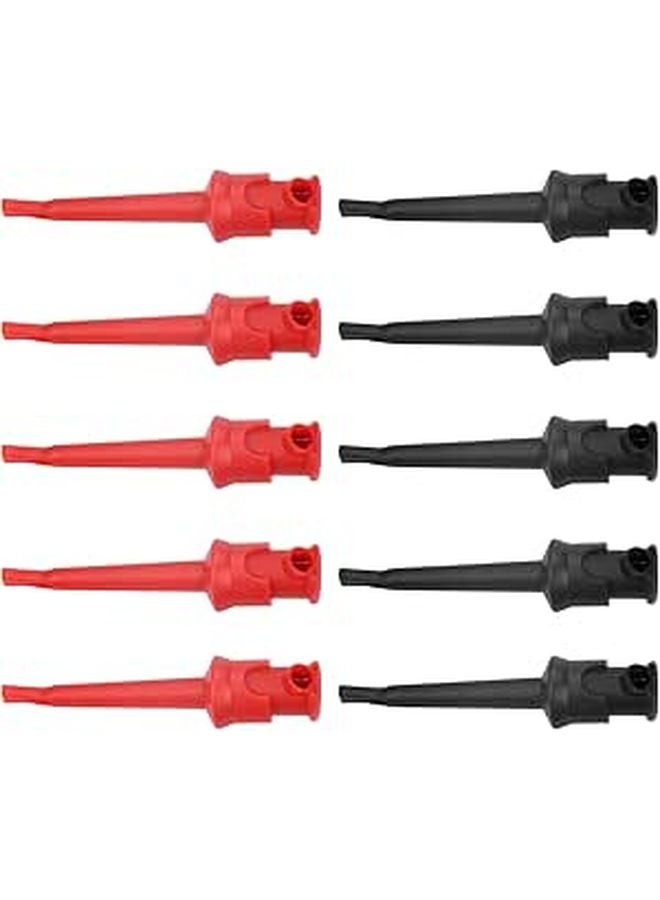 مجموعة مشبك خطاف اختبار صغير 5 ألوان لمقياس متعدد رقمي لحام كابل IC SMD - Image 1