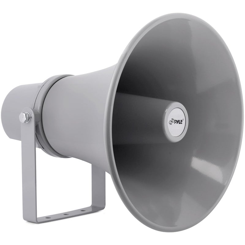 Pyle Indoor Outdoor PA Horn Speaker11 Inch 30Watt Power Compact Loud Sound Megaphone w400Hz5KHz Frequency8 Ohm70V TransformerMounting BracketFor 70V Audio SystemPyle PHSP121T - Image 2