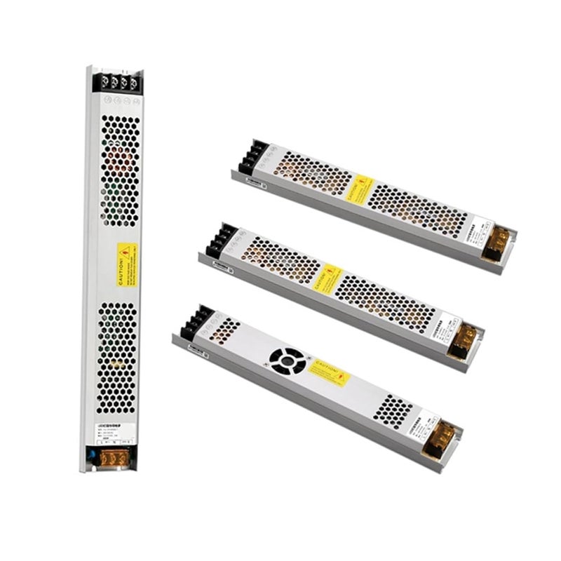 1 قطعة من مصدر طاقة LED فائق النحافة، محرك LED، جهد مستمر (DC) 24V، قدرات 60W، 150W، 200W، 300W، 400W، جهد متر��د (AC) 180-240V، محول لإضاءة الشرائط ال LED (200W) - Image 1
