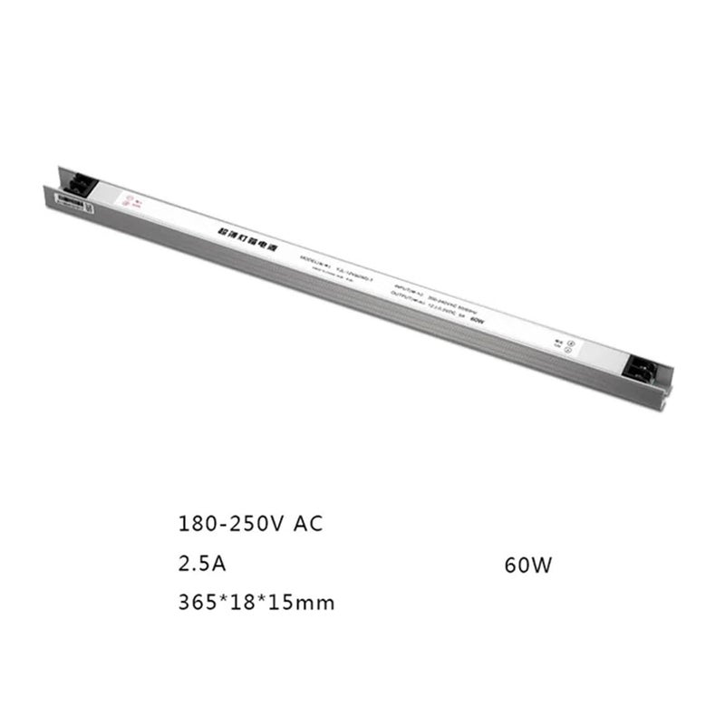 1 قطعة من مصدر طاقة LED فائق النحافة، محرك LED، جهد مستمر (DC) 24V، قدرات 60W، 150W، 200W، 300W، 400W، جهد متر��د (AC) 180-240V، محول لإضاءة الشرائط ال LED (200W) - Image 2