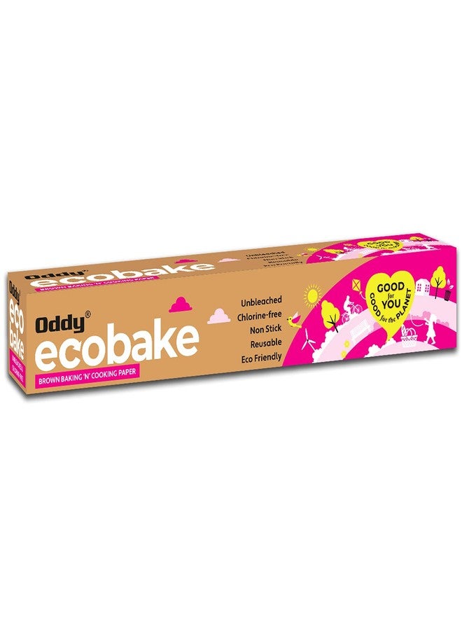 Oddy Uniwraps ورق الطبخ والخبز البني من أودي يوني رابس إيكوبيك 10 بوصة × 20 متر (غير مبيض وخالٍ من الكلور) - Image 1