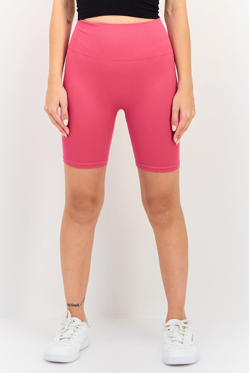 Ryka Women Sportswear Fit Cycling Shorts, Pink - Image 1