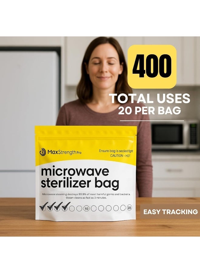 Max Strength Premium Microwave Sterilizer Bags (20pcs) - Image 4