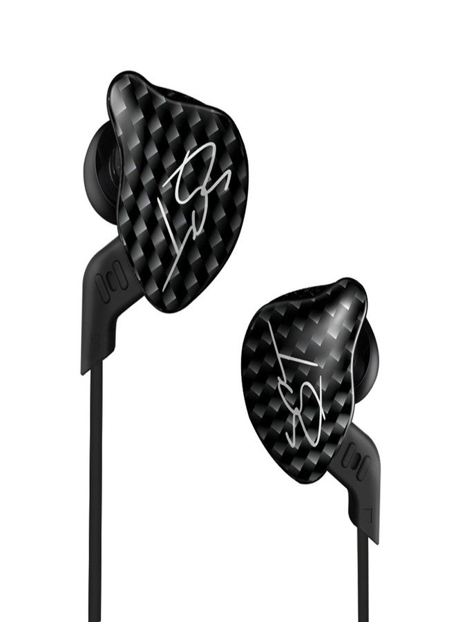 KZ ZST Pro Dynamic Hybrid Dual Driver in-Ear Headphones (Black Without Mic) - Image 1