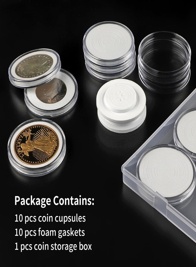 COIDEA Clear Plastic Coin Capsules Holders - Image 5