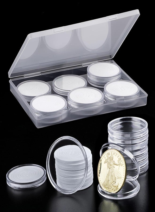 COIDEA Clear Plastic Coin Capsules Holders - Image 1