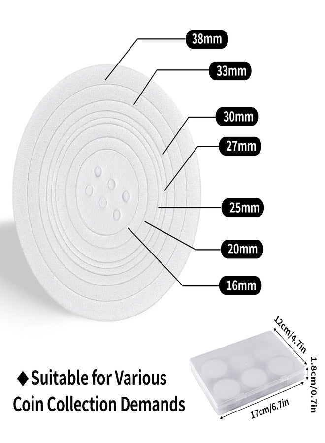 COIDEA Clear Plastic Coin Capsules Holders - Image 4