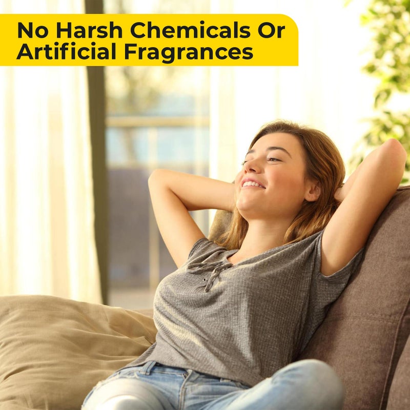 Aromasong Natural Carpet Deodorizer - Bulk 3 LB Bag - Fresh Citrus Scent Upholstery & Carpet Freshener Powder for Homes with Pets & Children - Pet Odor Eliminator for Carpet. - Image 5