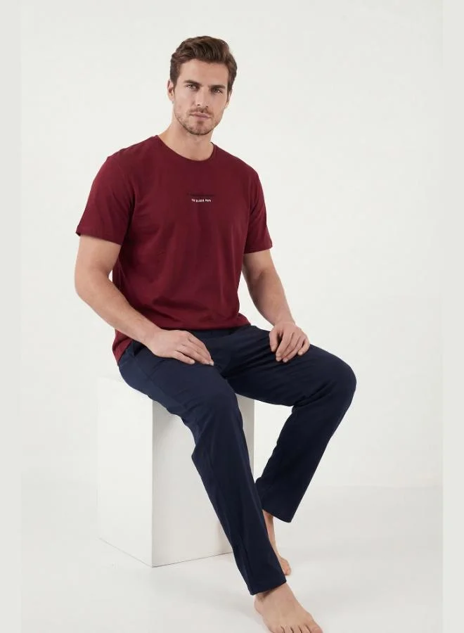 Buratti  Buratti Cotton Regular Fit Printed Pajama Set for Men PAJAMA SET 6096160 for Men | Best Price UAE