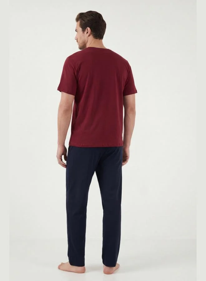 Buratti  Buratti Cotton Regular Fit Printed Pajama Set for Men PAJAMA SET 6096160 for Men | Best Price UAE