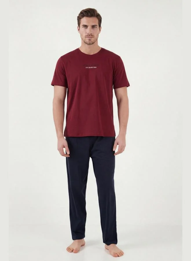 Buratti Buratti Cotton Regular Fit Printed Pajama Set for Men PAJAMA SET 6096160