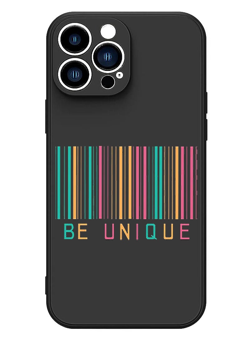 Theodor Protective Slim Fit Case Liquid Silicone Cover with Full Body Protection Anti-Scratch Shockproof Case For iPhone 12 Pro Max Black  - Be unique copy - Image 1