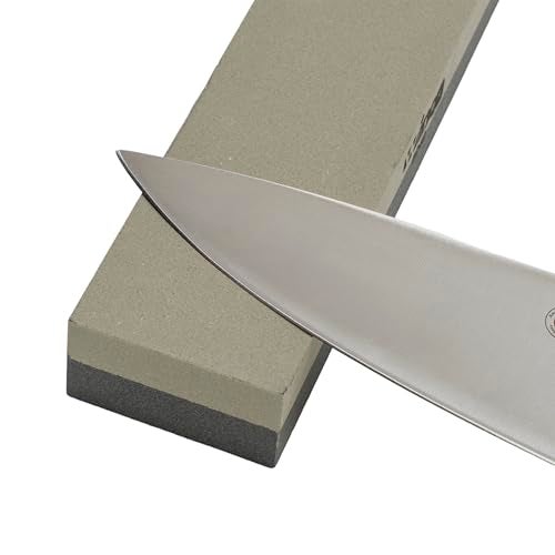 Winco SS-821 Combination Sharpening Stone, 8-Inch by 2-Inch by 1-Inch,Medium,Black, Gray - Image 5