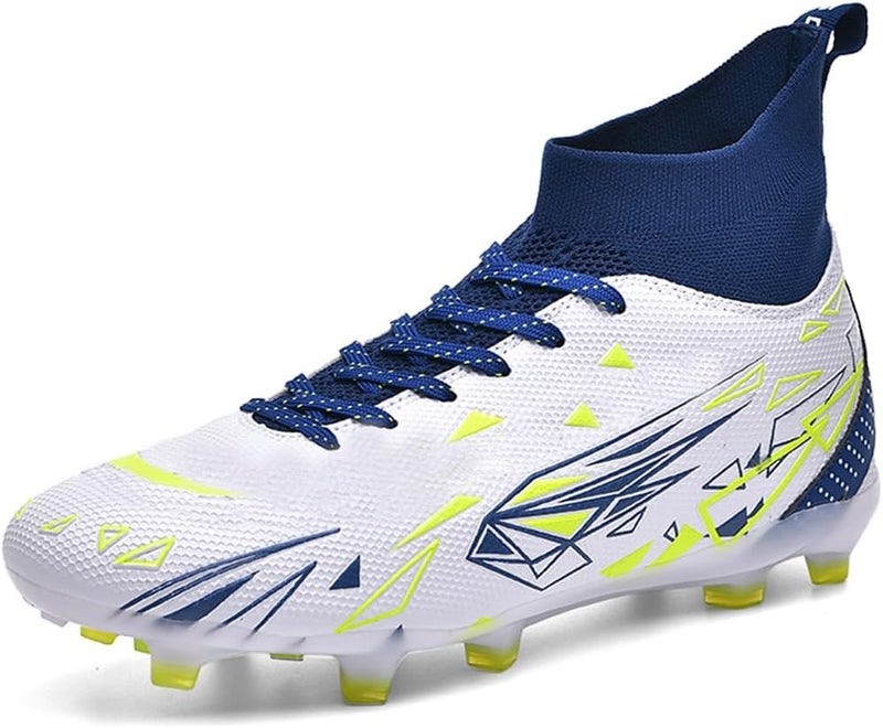 DISRATEBLU Kids Soccer Shoes Boys Football Cleats Professional Athletic Outdoor Trainning Football Shoes Youth Girl Turf Soccer Cleats - Image 1