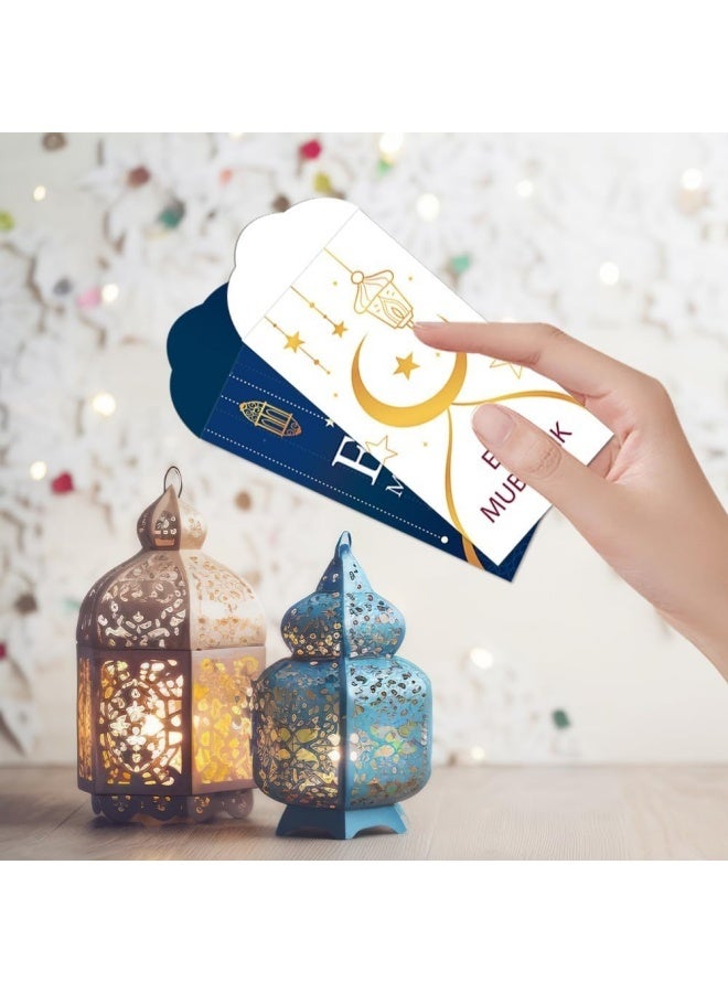 12-PCS Eid al-Fitr Money Envelope Gift Card Holder, Ramadan Eidi Envelopes for Cash, Eid al-Fitr and Eid greetings, suitable for children, men and women. - Image 3