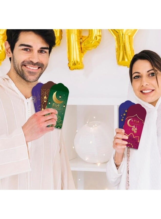 12-PCS Eid al-Fitr Money Envelope Gift Card Holder, Ramadan Eidi Envelopes for Cash, Eid al-Fitr and Eid greetings, suitable for children, men and women. - Image 5
