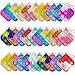 Clanam 30 Pcs Mini Pop Bubble Fidget Sensory Toys for Party Favors Pop Keychain Bulk for Classroom Prizes Easter Basket Stuffers Christmas Valentine Gifts for Kids Students - Image 3