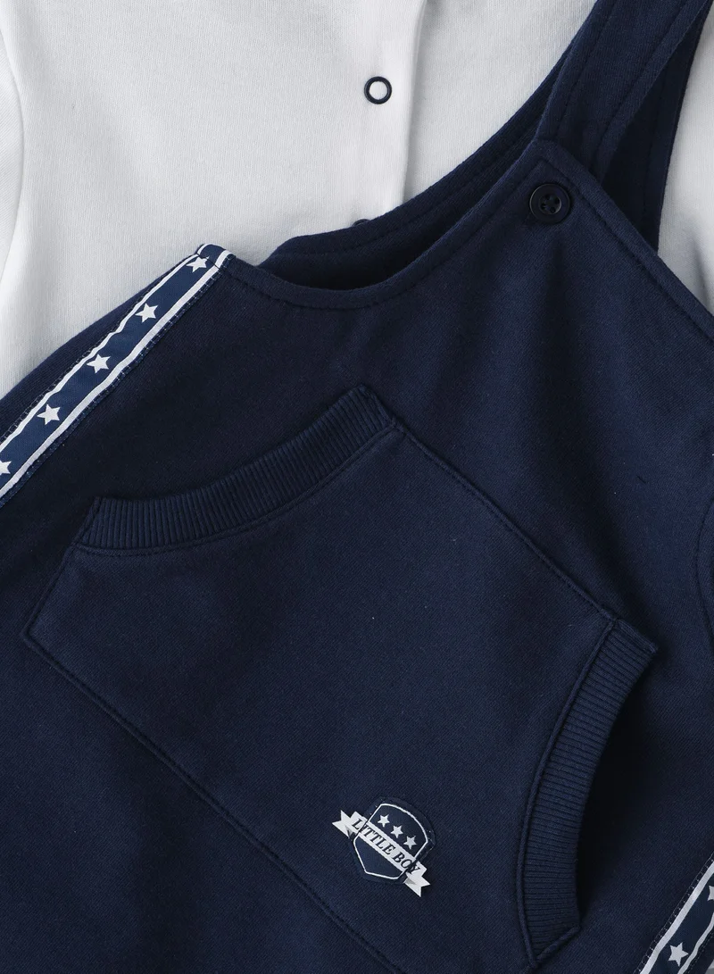 Boo Boo BooBoo Kids   2 Pcs Set - Dungaree & Top     100% Cotton