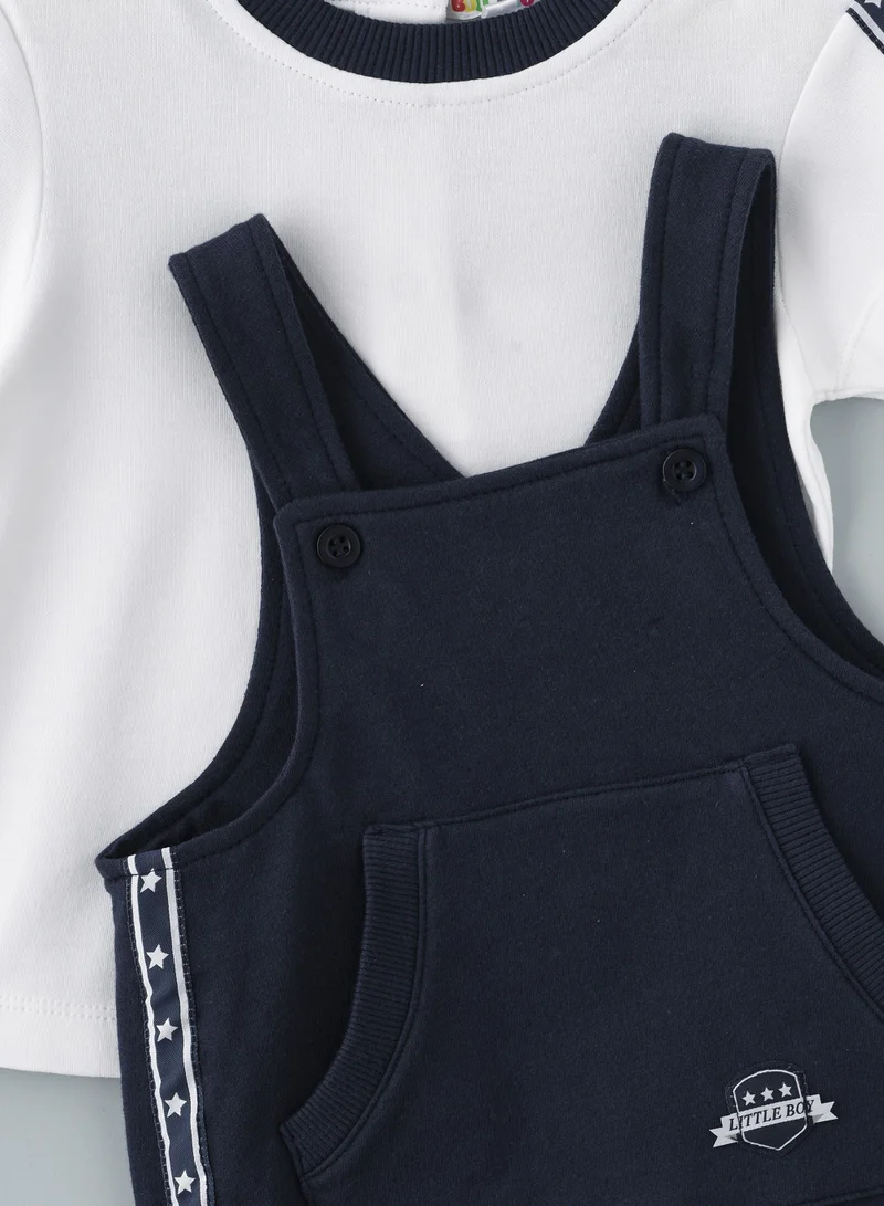 Boo Boo BooBoo Kids   2 Pcs Set - Dungaree & Top     100% Cotton