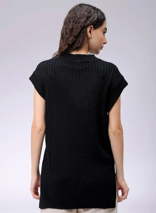 Freehand  Women Boxy Fit Solid Sweater Vest for Women | Best Price UAE