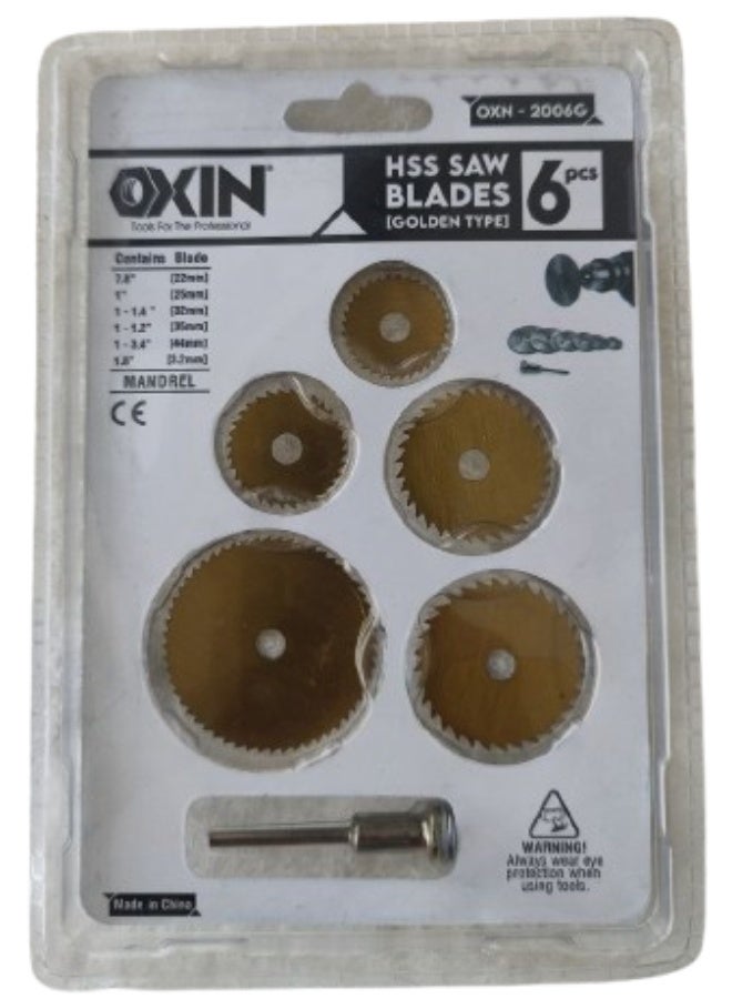 OXIN PRO-Cut Mini HSS Circular Saw Blade Set - Image 4