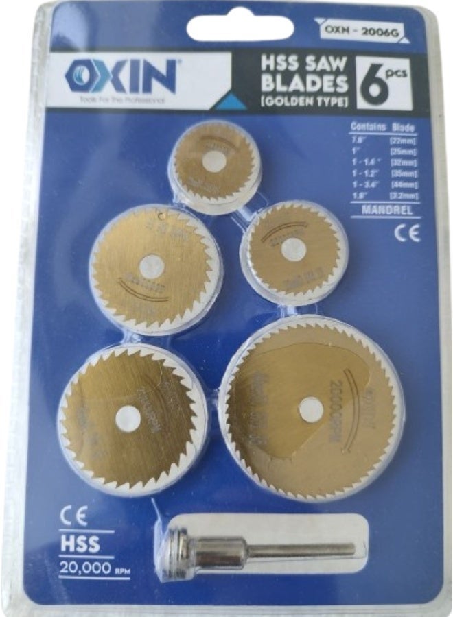 OXIN PRO-Cut Mini HSS Circular Saw Blade Set - Image 3