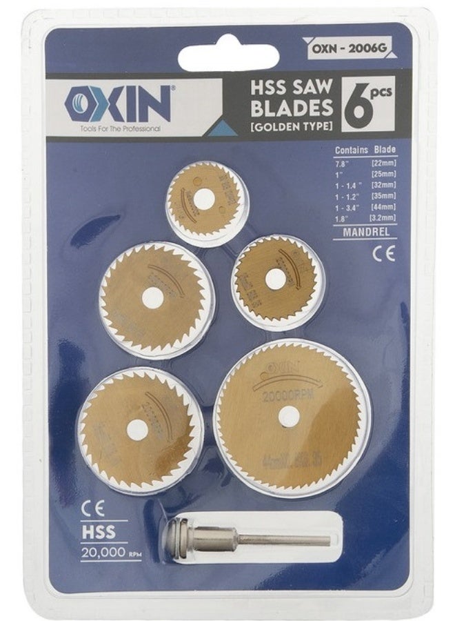 OXIN PRO-Cut Mini HSS Circular Saw Blade Set - Image 1
