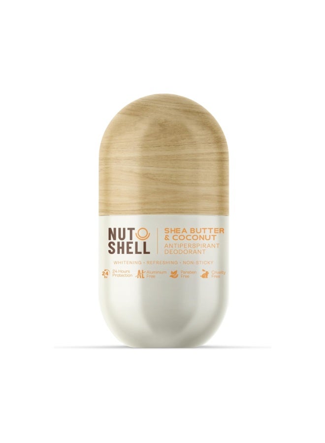 NUTSHELL Shea Butter & Coconut Deodorant - 50ML - Image 1