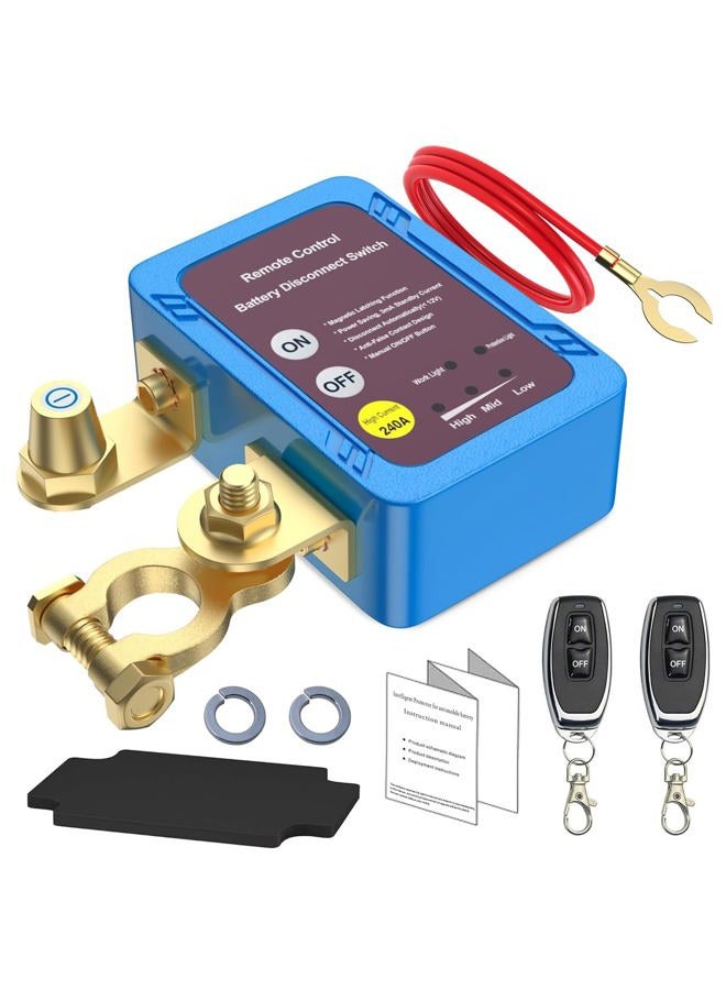 Cllena Dual Battery Smart Isolator, 12V/24V Universal 250 Amp Voltage Sensitive Relay - VSR for Car, RV, ATV, UTV, Camper, Truck, Boat, Off-Road Vehicles - Image 1