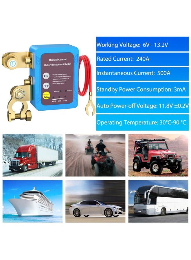 Cllena Dual Battery Smart Isolator, 12V/24V Universal 250 Amp Voltage Sensitive Relay - VSR for Car, RV, ATV, UTV, Camper, Truck, Boat, Off-Road Vehicles - Image 2