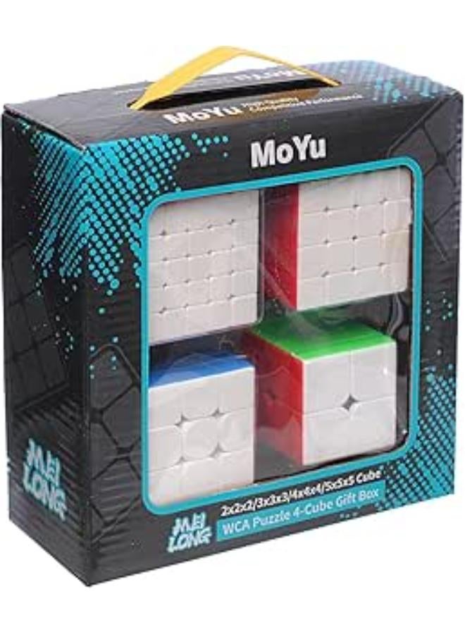 صندوق مكعب سحري من مويو 2x2x2 + 3x3x3 + 4x4x4 + 5x5x5