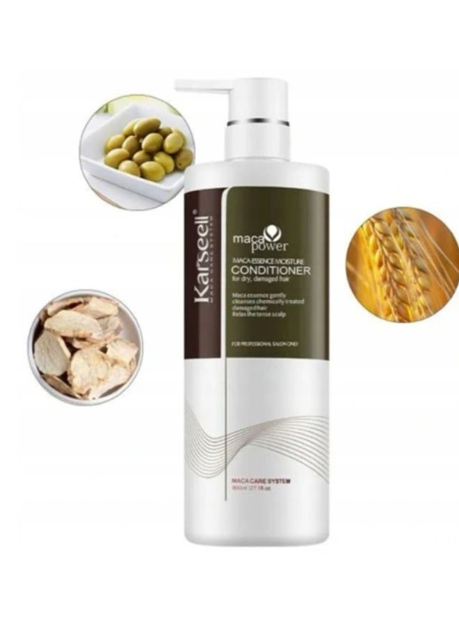 كارسيل بلسم كارسيل لإصلاح الشعر بخلاصة الماكا 800 مل - إصلاح مكثف للشعر - Image 2