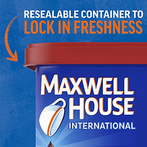 Maxwell House International Suisse Mocha Cafe Beverage Mix, Caffeinated, 7.2 oz Can (Pack of 4) - Image 5