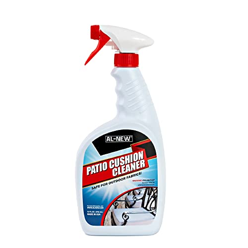 AL-NEW Patio Cushion Cleaner | Safe For Use On Outdoor Fabrics Such As Patio Cushions, Awnings, Furniture Covers, and more (32 Ounce) - Image 1