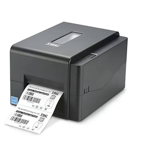 TSC TE244 Desktop Thermal Transfer Barcode Printer with USB Connectivity 203 DPI Bar Code Label Printer, Black - Image 1
